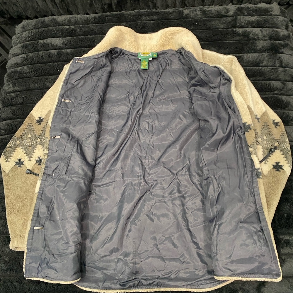 Cozy Geometric Patterned Jacket - image 4